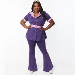 Scooby Doo x smack parlor colab - purple flare pants